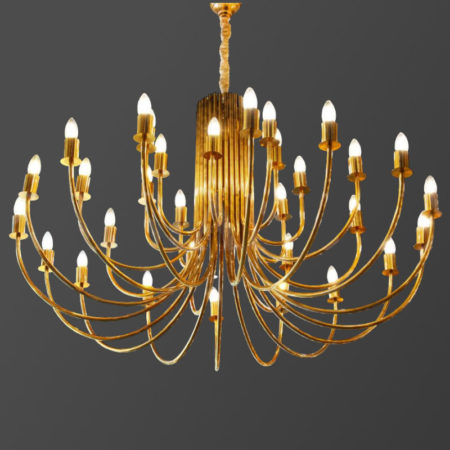 لوستر 32 شعله بزرگ آنتیک