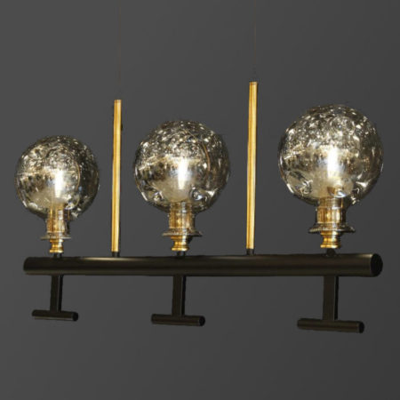 لوستر خطی سه شعله