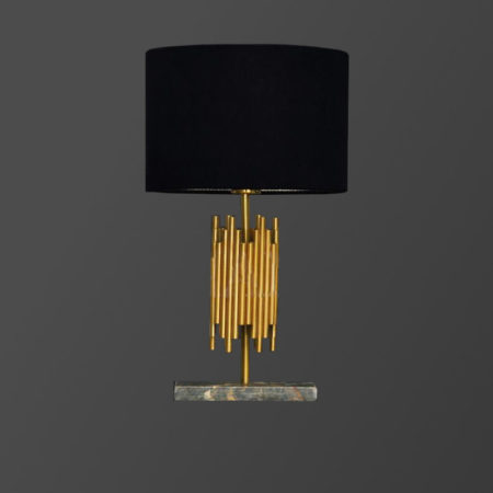 آباژور رومیزی آنتیک-مشکی