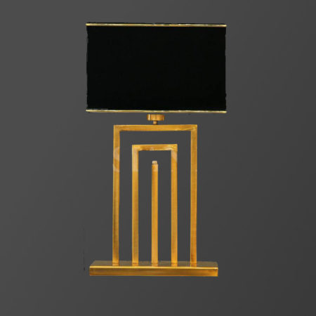 آباژور رومیزی آنتیک-مشکی