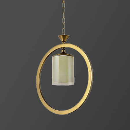 لوستر تک شعله طلایی