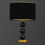 آباژور رومیزی مشکی