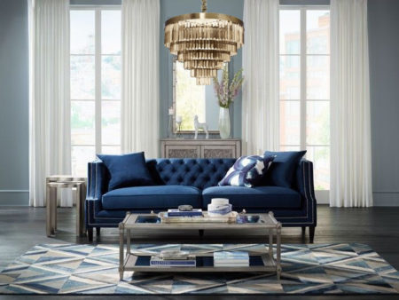 پس زمینه لوستر آینه‌ای برنزی