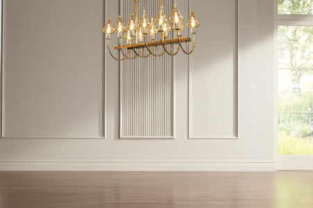 پس زمینه لوستر 12 شعله آنتیک