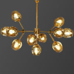 لوستر 11 شعله آنتیک