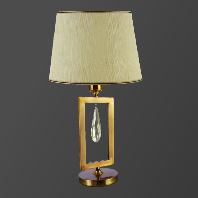 22-GOLD-SQUARE آباژور رومیزی طلایی