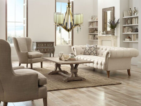 پس زمینه لوستر طلایی 5 شعله