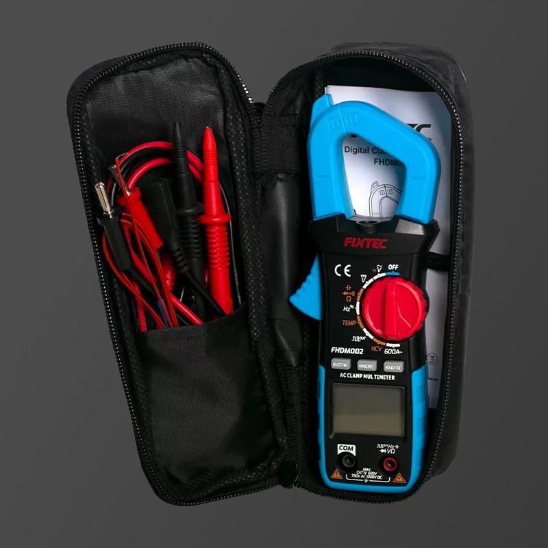 Clamp-Meter-FHDM002 مولتی متر فیکس تک به همراه کیف